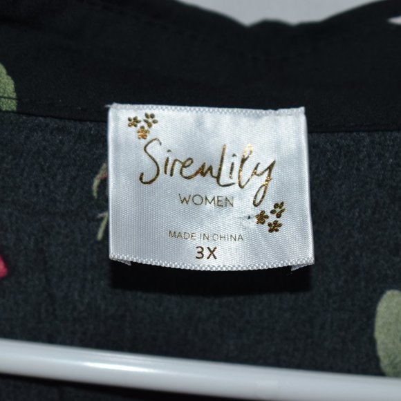 Siren Lily Women's Floral Print Dress Sz 3X - Picture 5 of 6